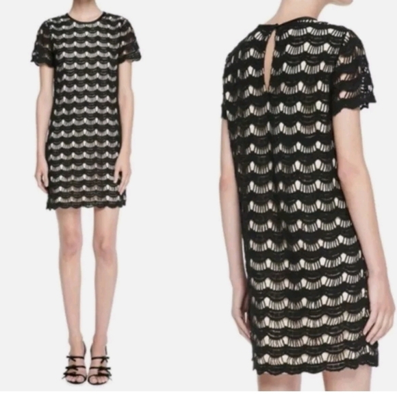 Kate Spade crochet overlay Virginia lacedress